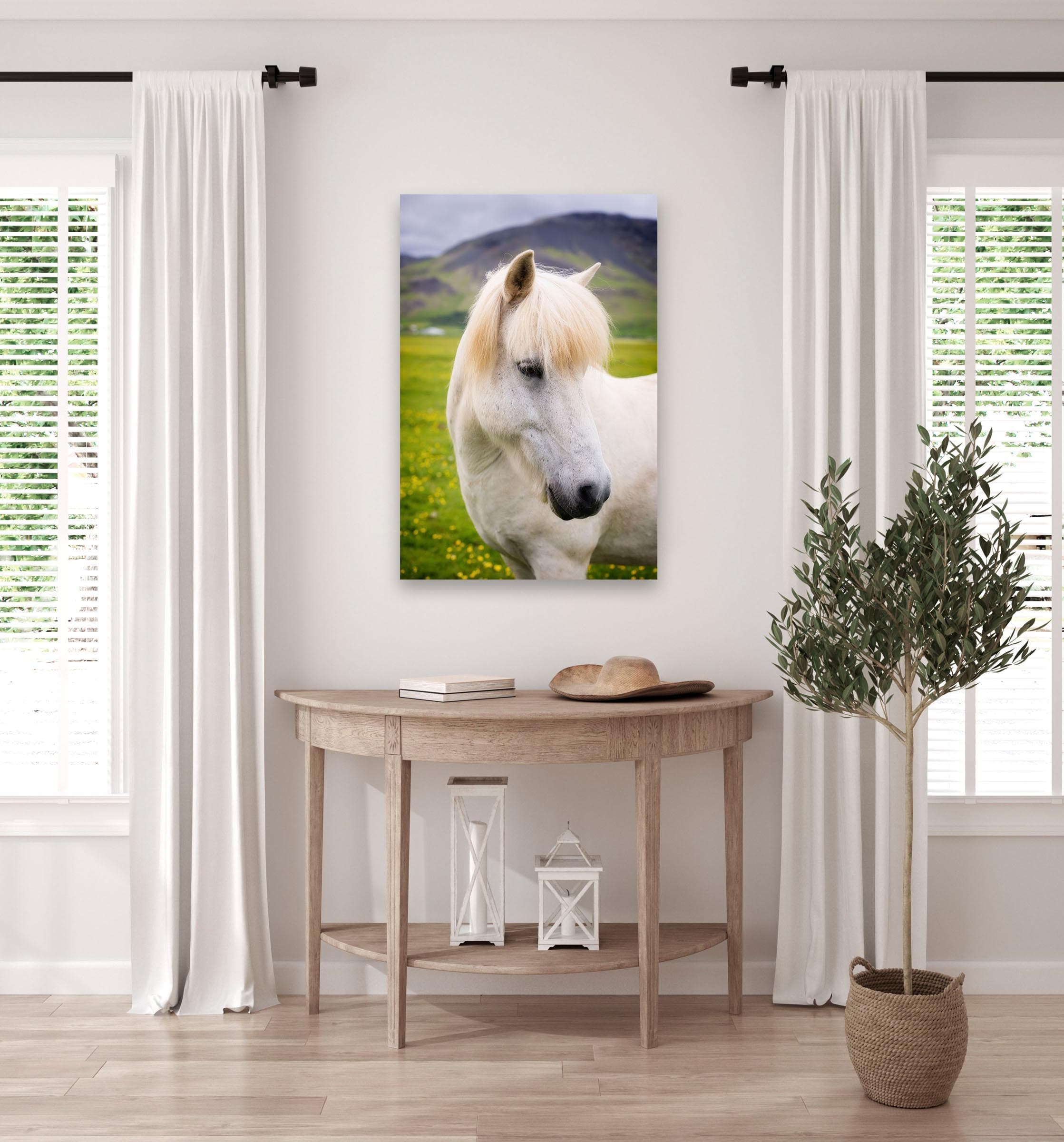 Wall art of Horse in Ring Road, Iceland by Brent Goldman Photography