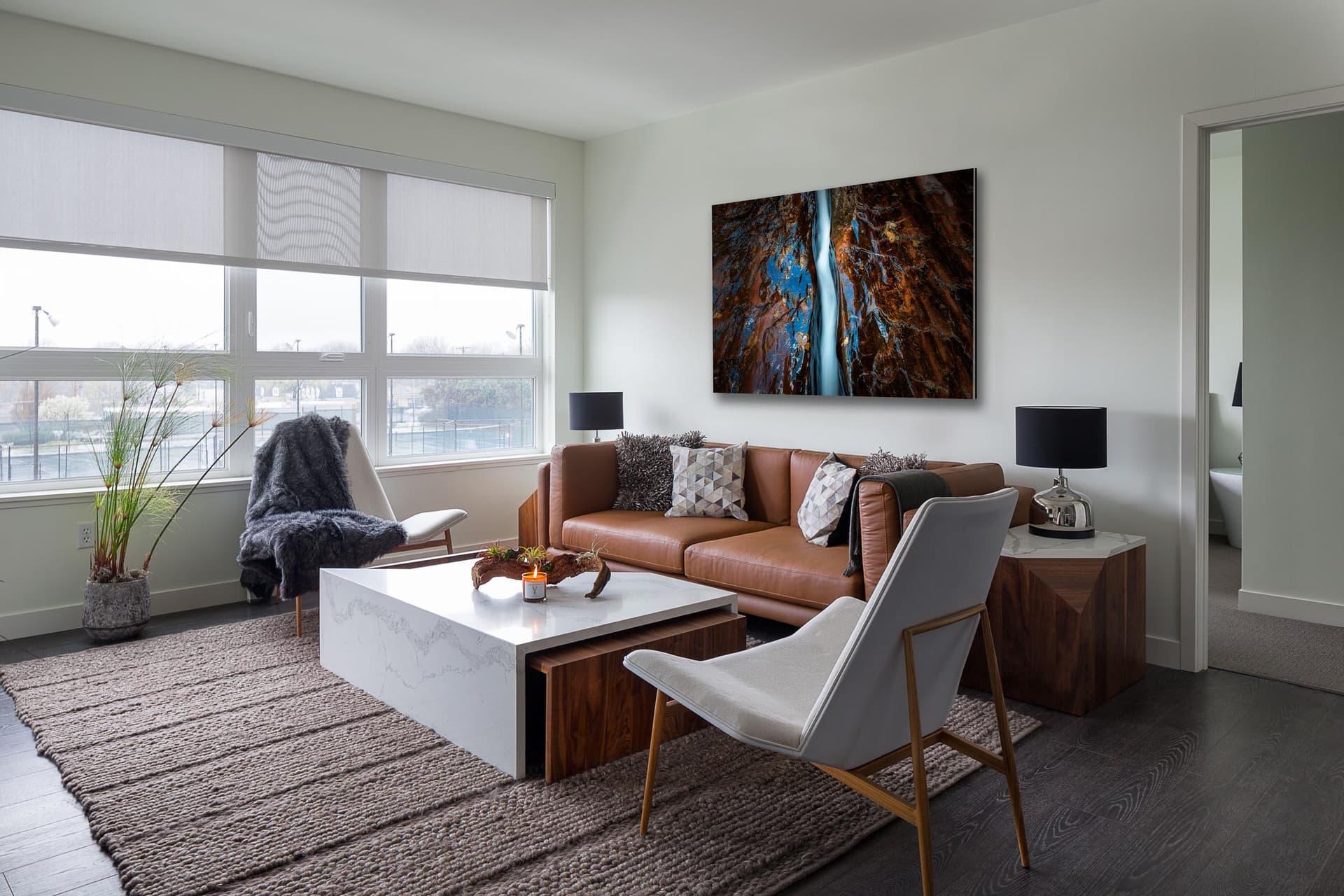 Wall art of The Crack in Zion, Utah by Brent Goldman Photography