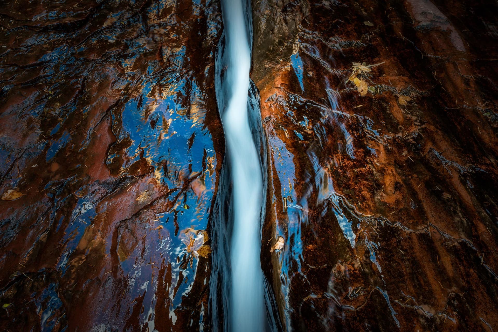 Photograph of The Crack in Zion, Utah by Brent Goldman Photography