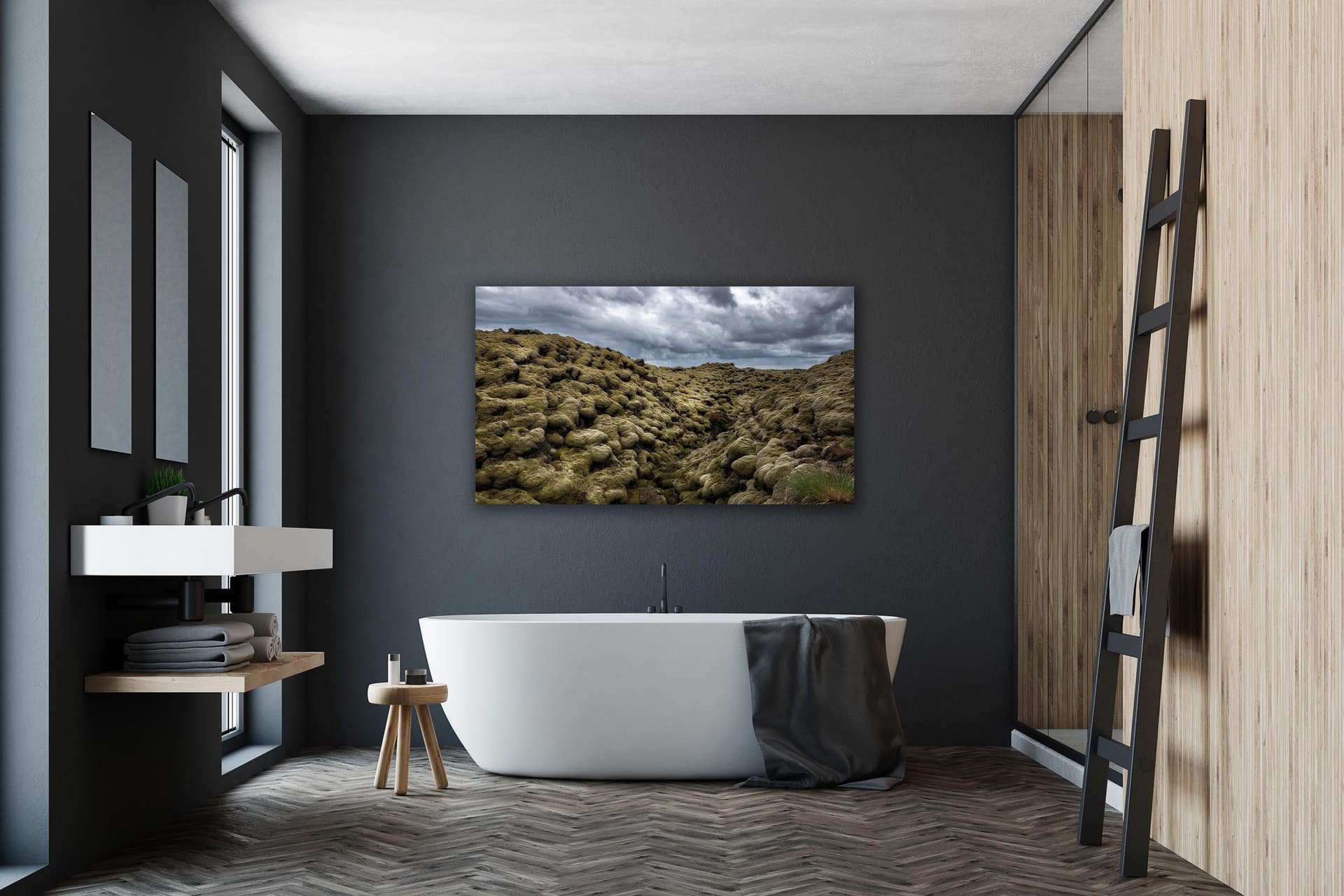 Wall art of Lava Field in Eldhraun, Iceland by Brent Goldman Photography