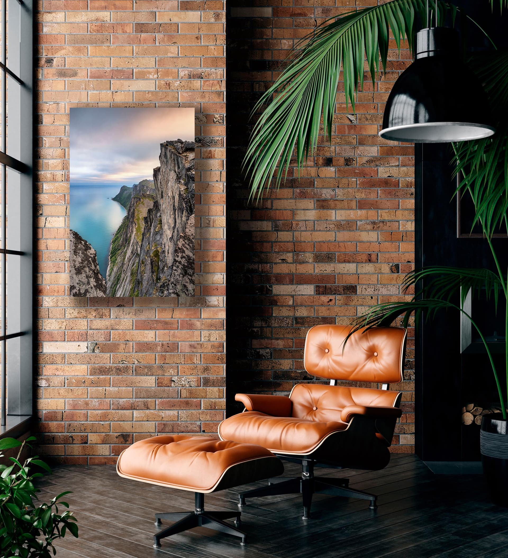 Wall art of Segla Mountain in Senja, Norway by Brent Goldman Photography