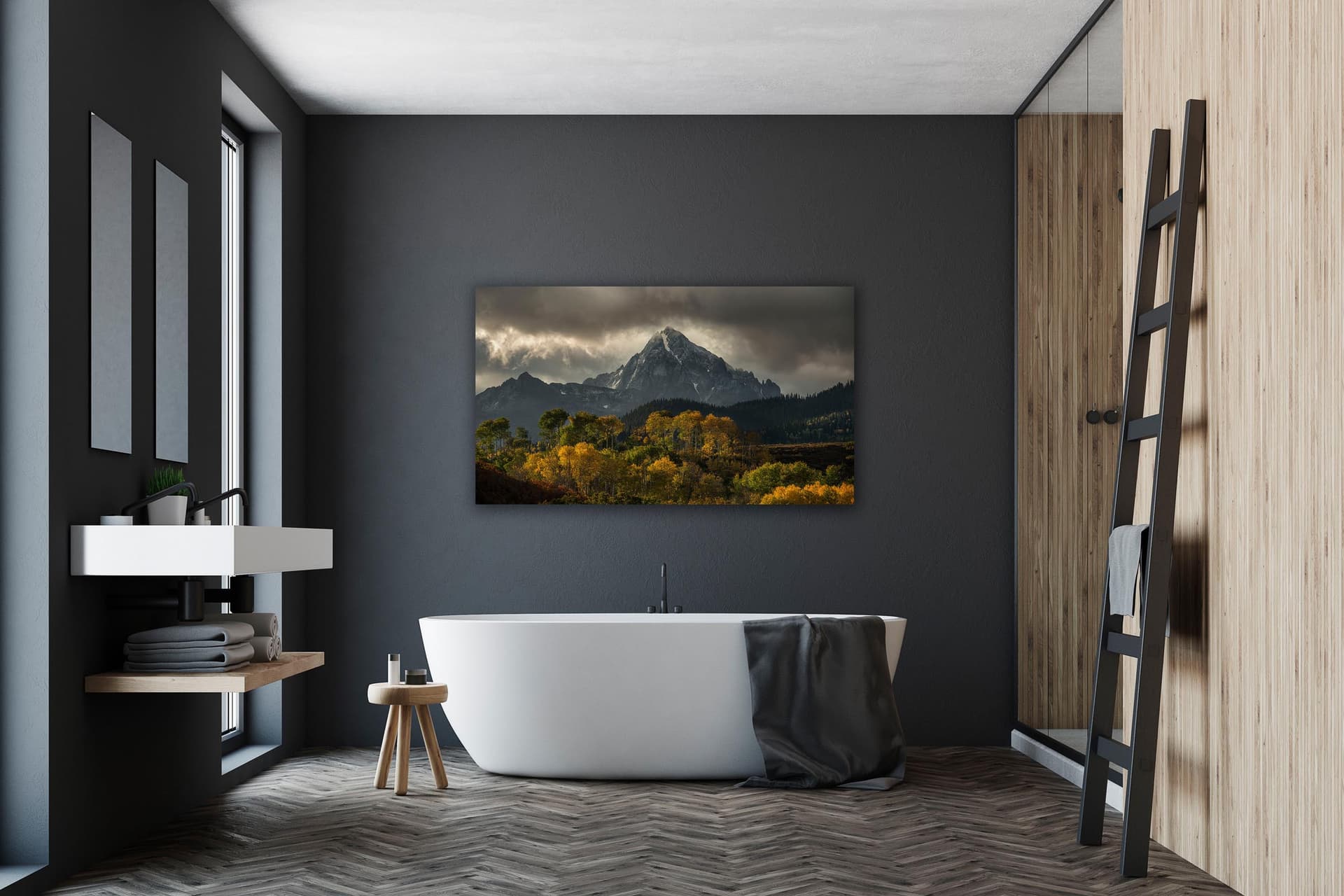 Wall art of Mt Sneffels in Ouray, Colorado by Brent Goldman Photography