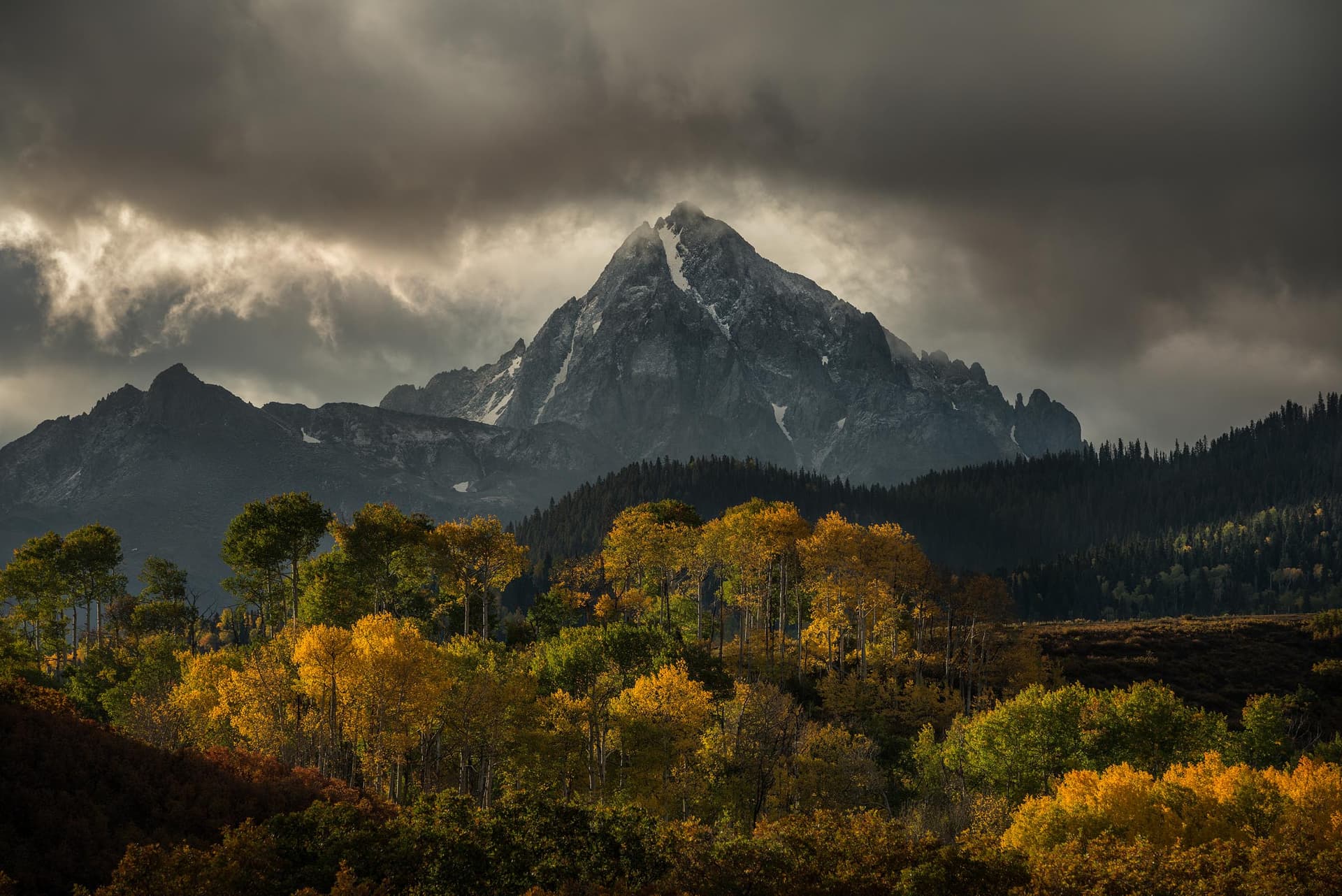 Photograph of Mt Sneffels in Ouray, Colorado by Brent Goldman Photography