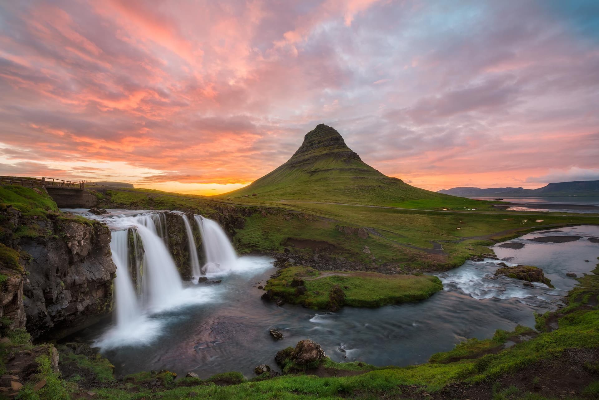 Photograph of Kirkjufell Mountain in Snæfellsnes, Iceland by Brent Goldman Photography