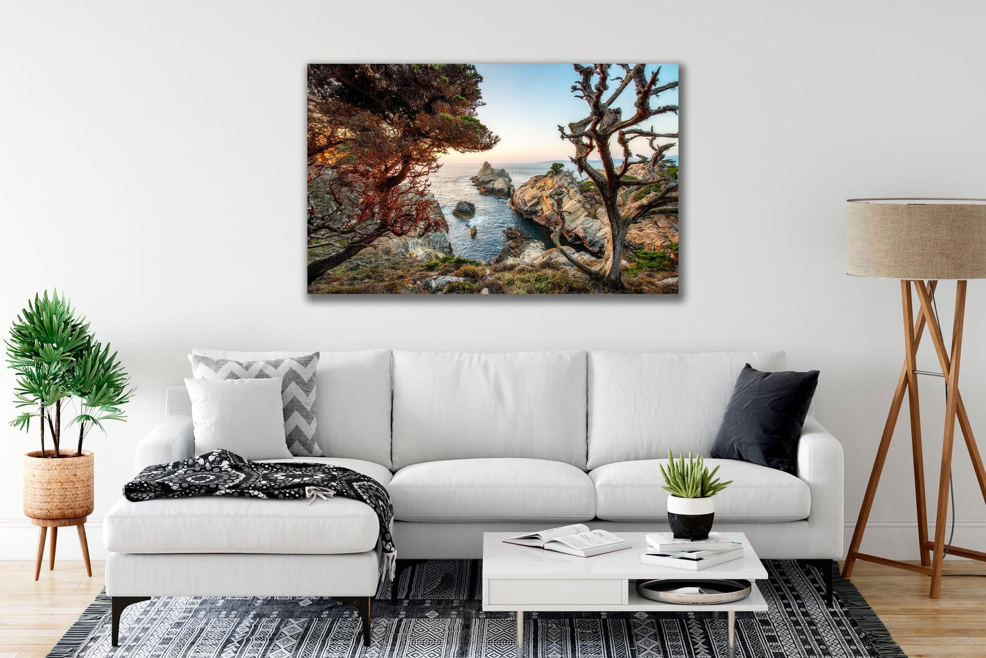 Wall art of Point Lobos in Carmel, California by Brent Goldman Photography