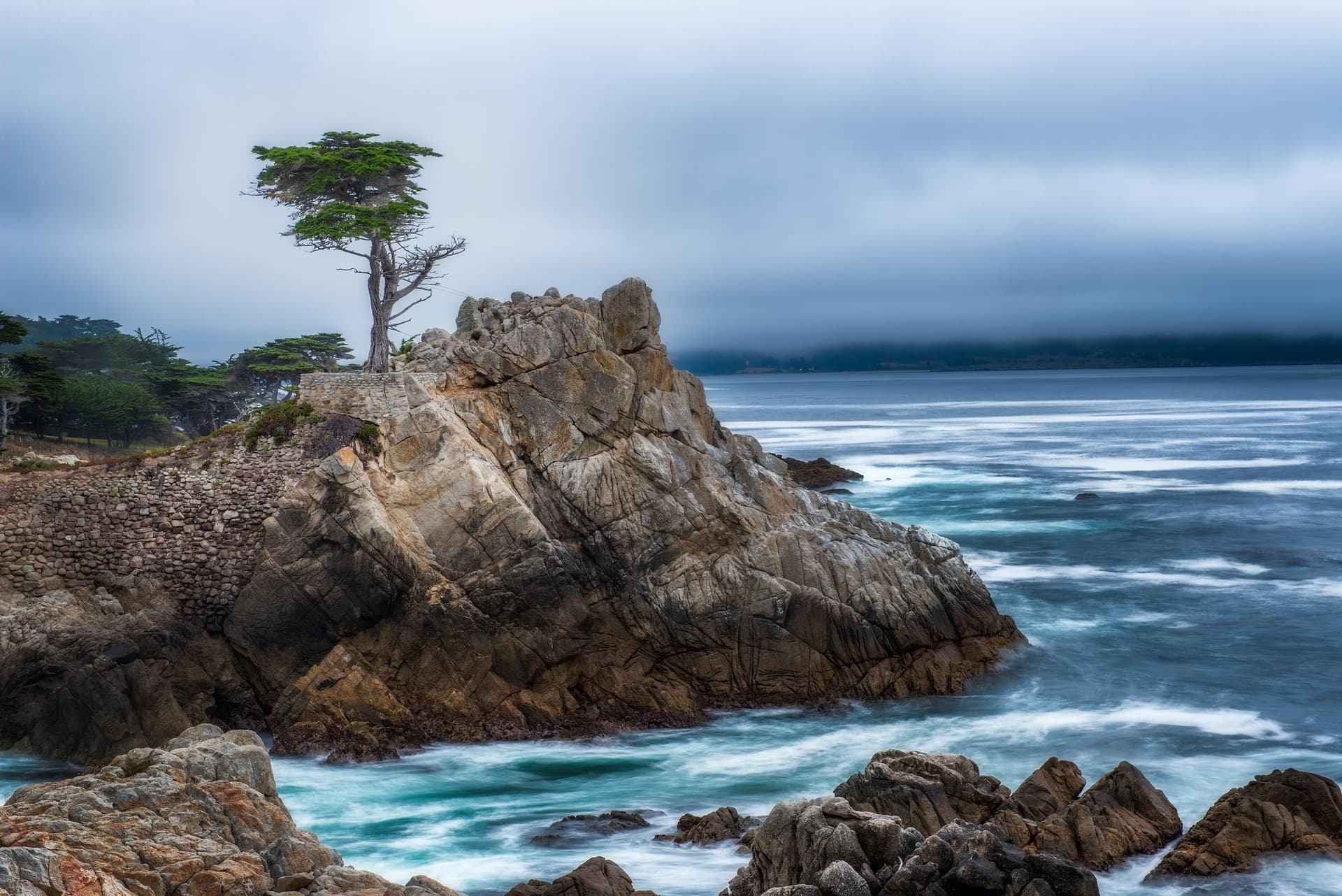 Photograph of Lone Cypress in Pebble Beach, California by Brent Goldman Photography