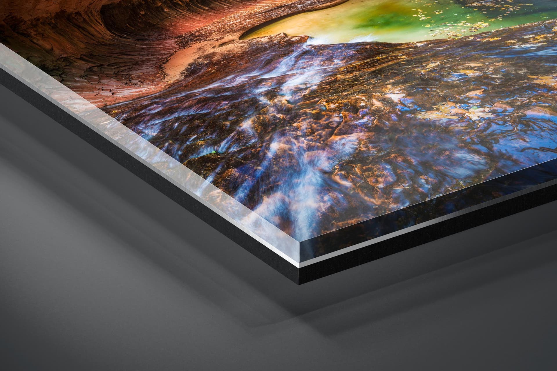 Fine art limited edition acrylic print of Subway in Zion, Utah by Brent Goldman Photography