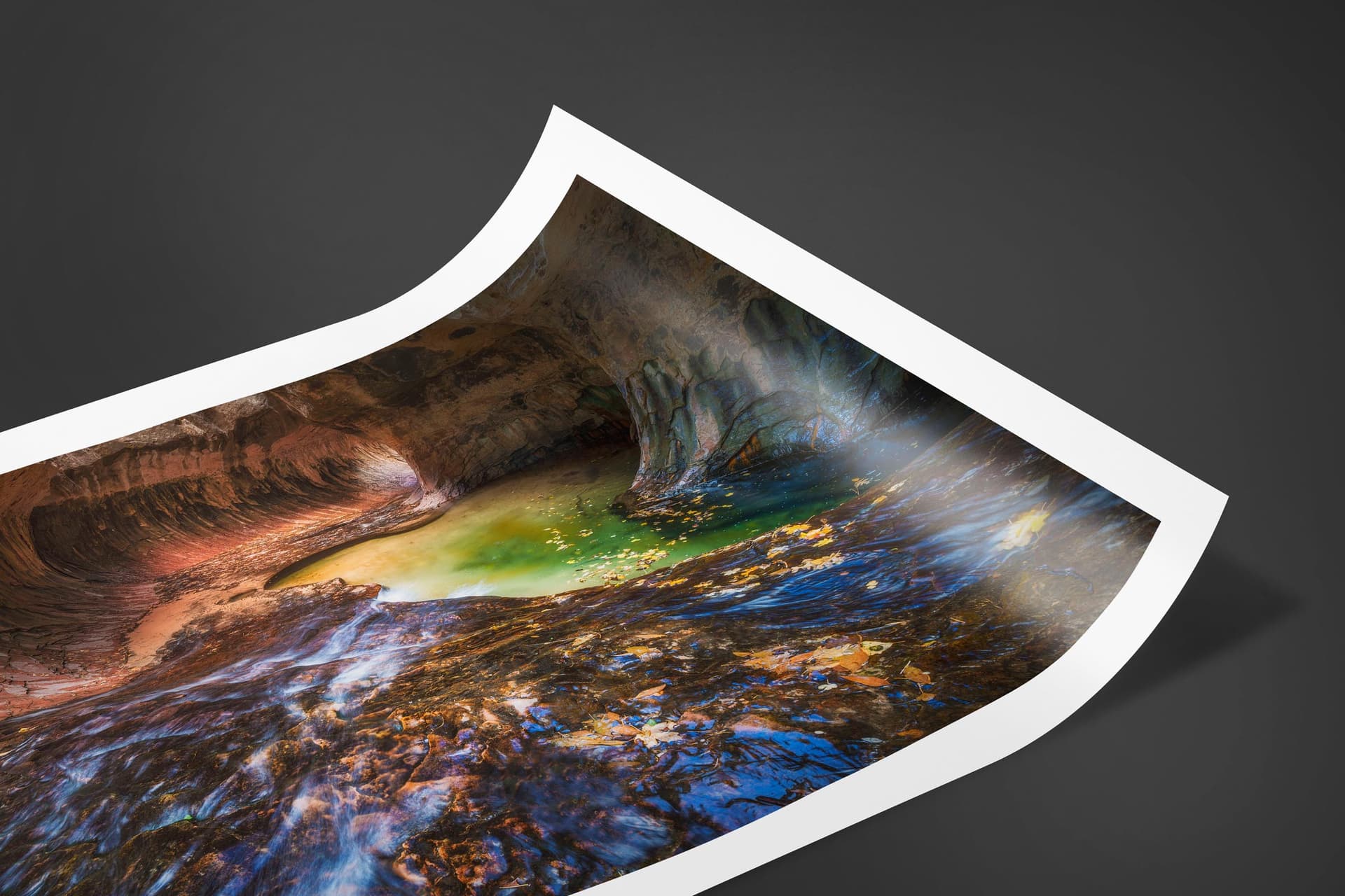 Fine art limited edition print of Subway in Zion, Utah by Brent Goldman Photography