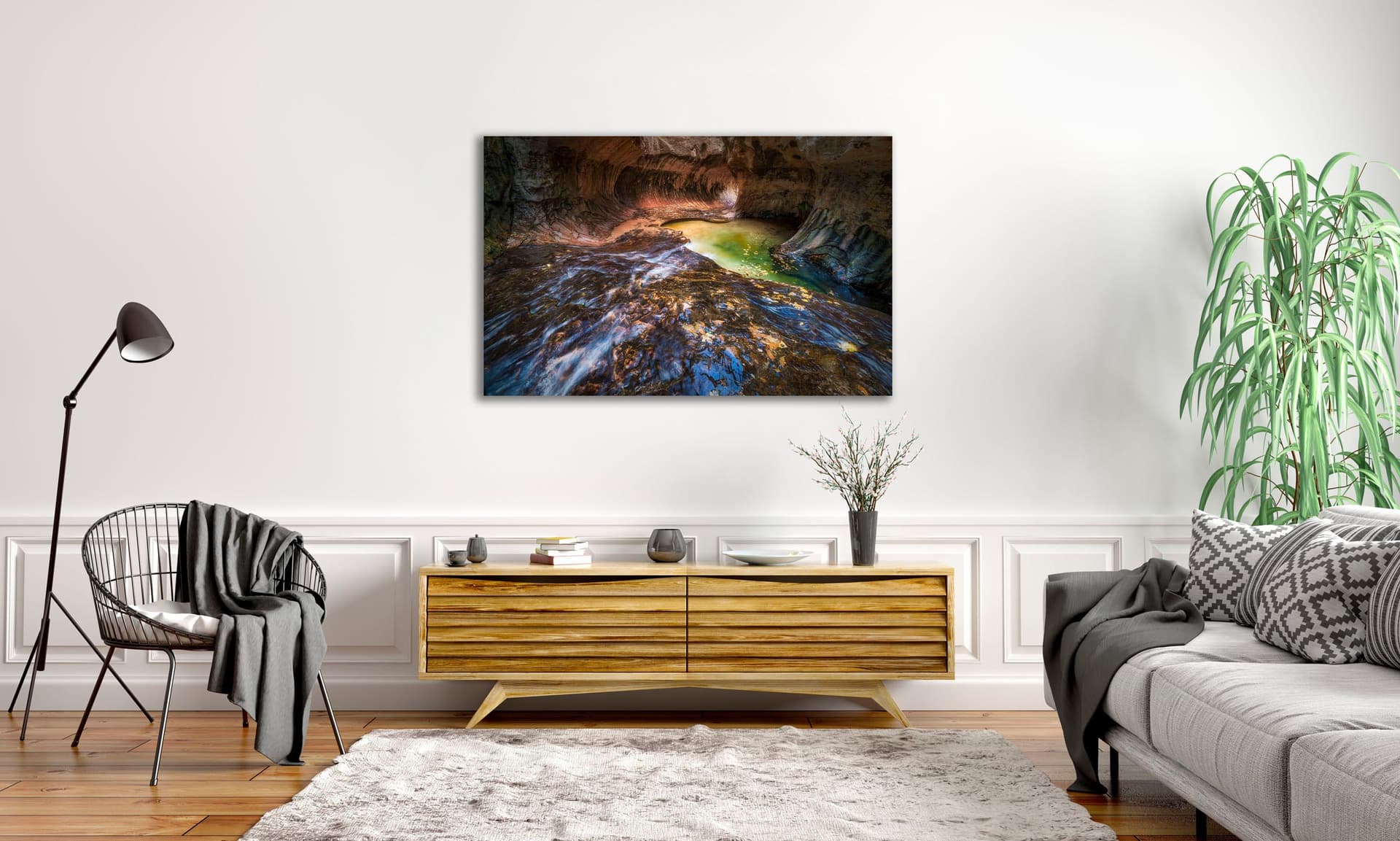Wall art of Subway in Zion, Utah by Brent Goldman Photography