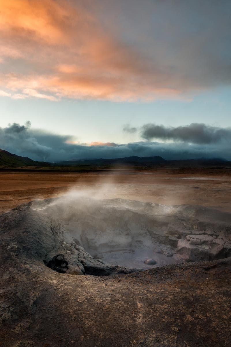 Photograph of Mud Pools in Hverir, Iceland by Brent Goldman Photography