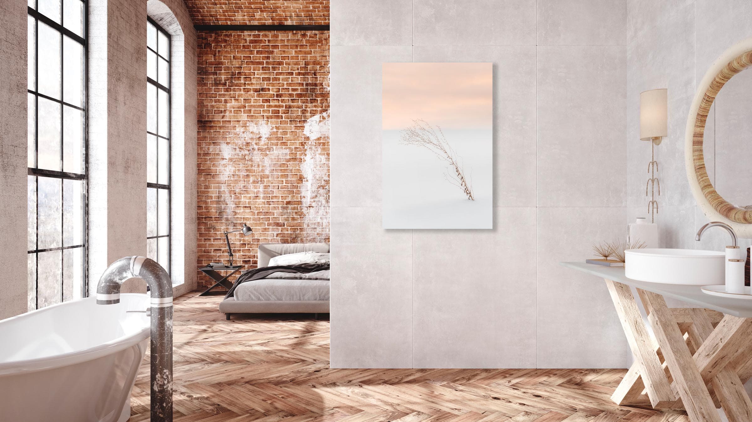 Wall art of Plant in Biei, Japan by Brent Goldman Photography