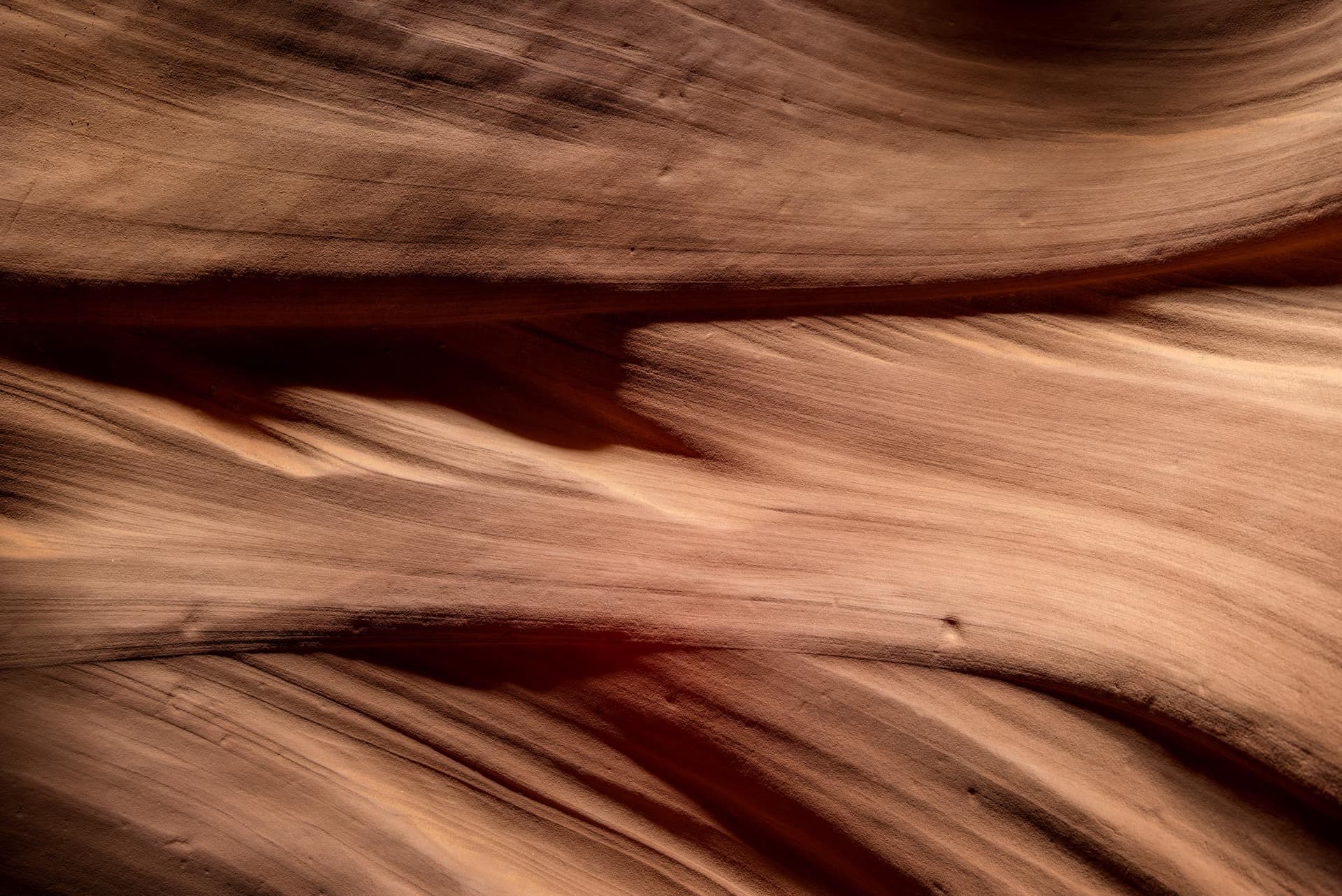 Photograph of Abstract Antelope Canyon in Page, Arizona by Brent Goldman Photography