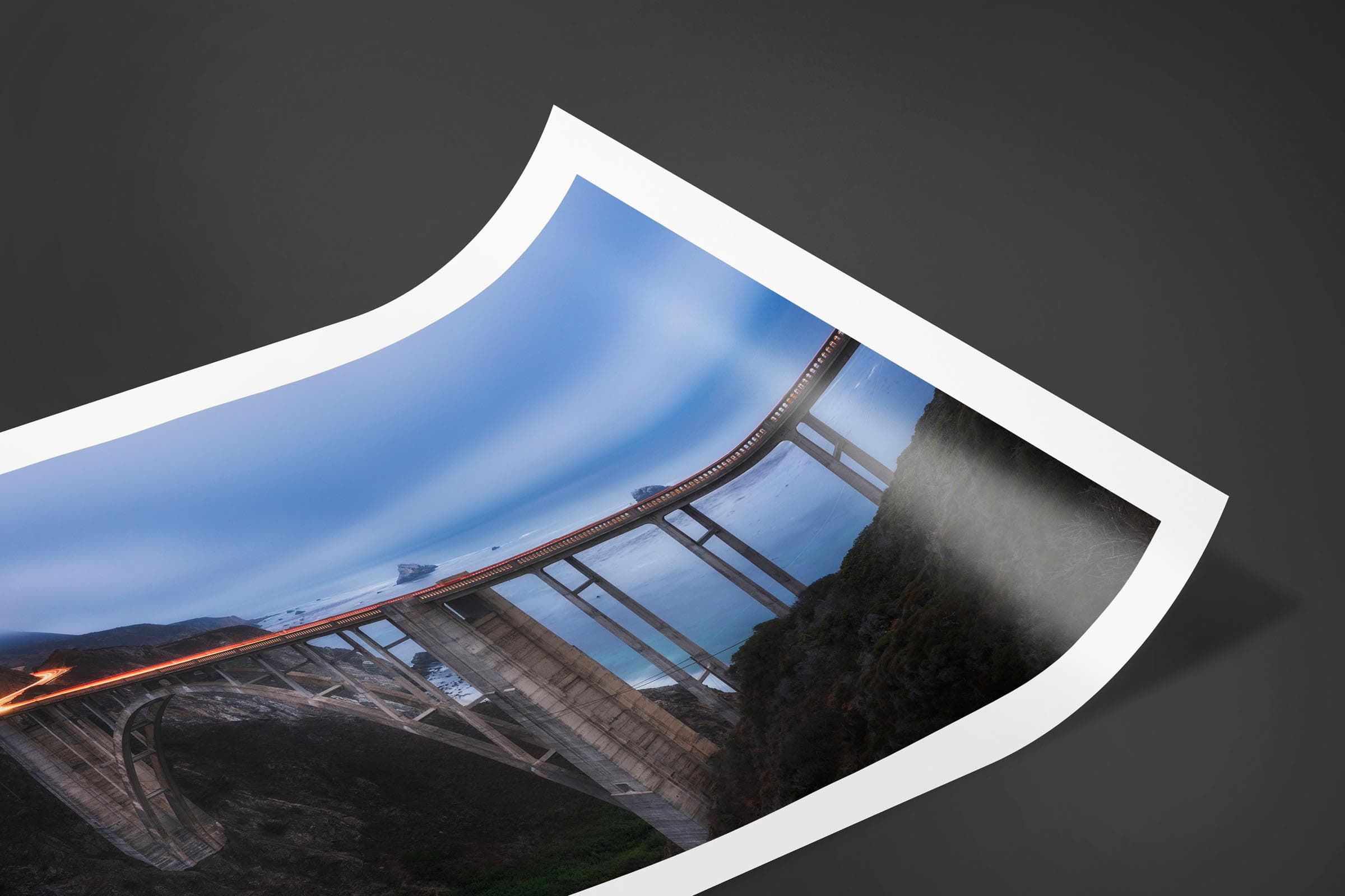 Fine art limited edition print of Bixby Bridge in Big Sur, California by Brent Goldman Photography