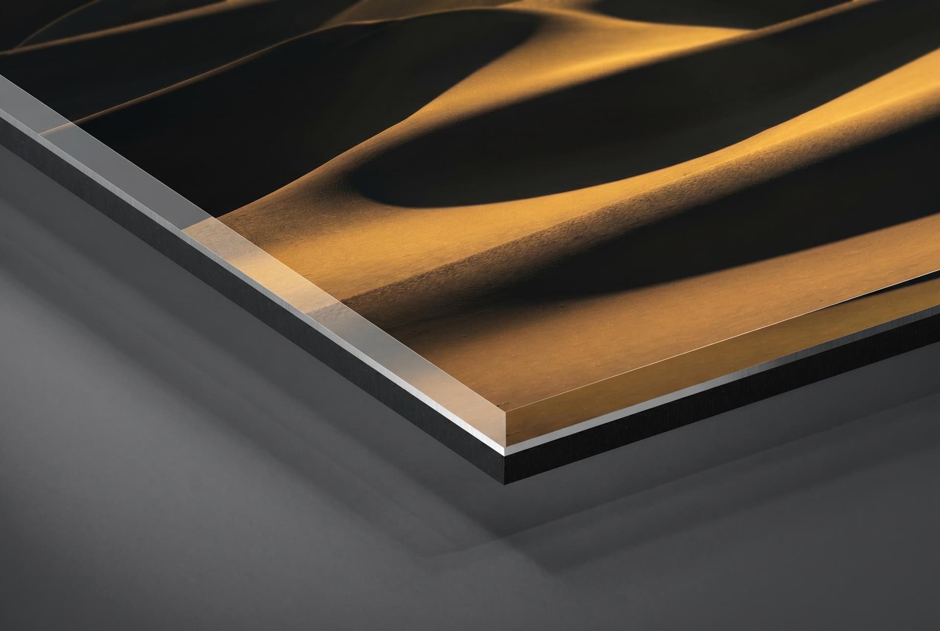 Fine art limited edition acrylic print of Mesquite Flat Sand Dunes in Death Valley, California by Brent Goldman Photography