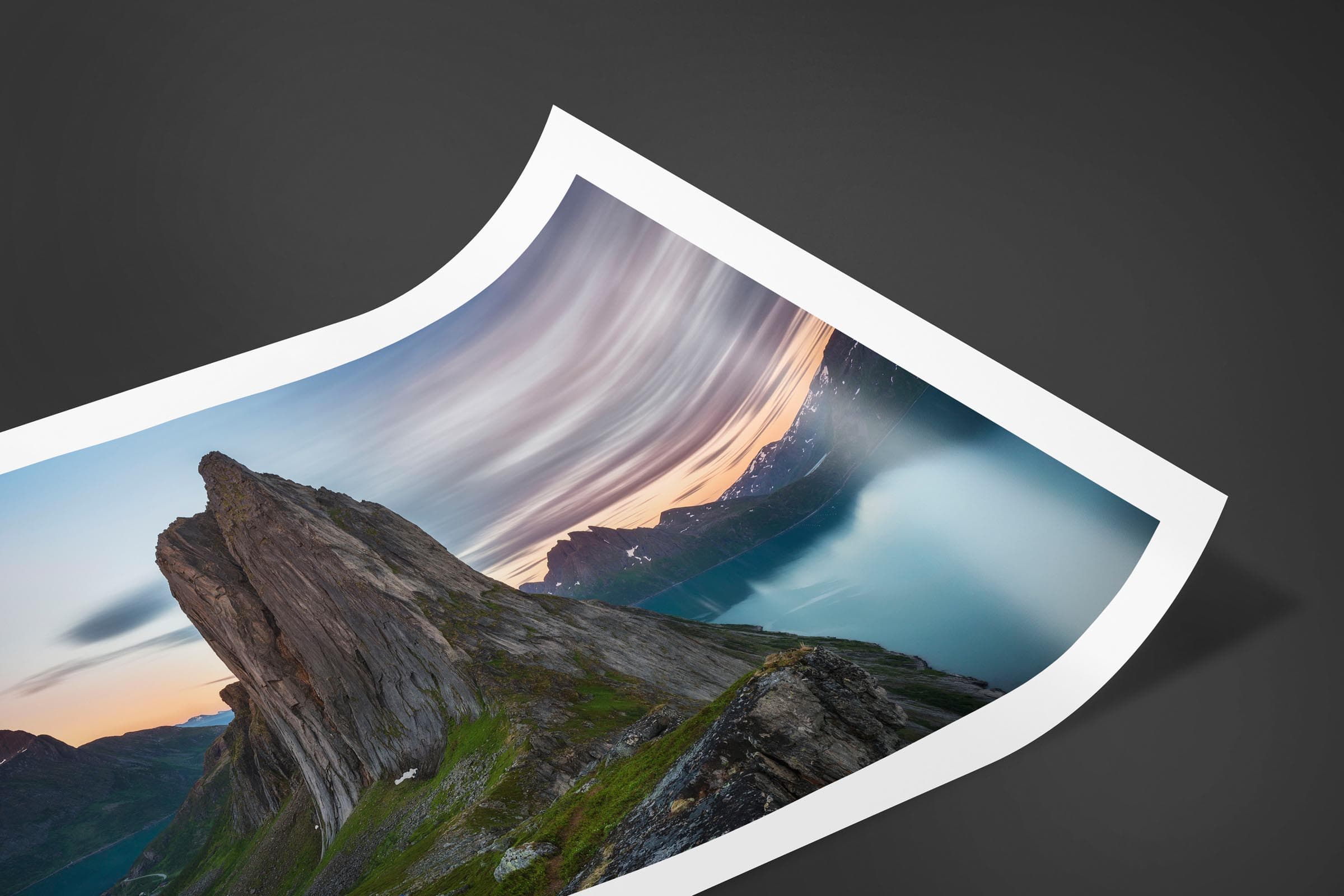 Fine art limited edition print of Segla Mountain in Senja, Norway by Brent Goldman Photography