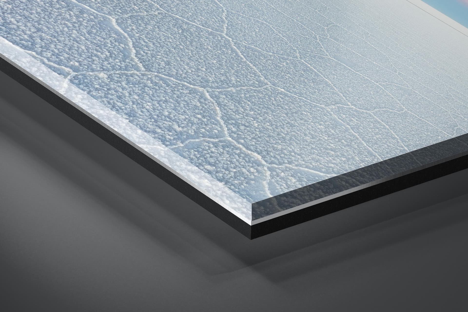 Fine art limited edition acrylic print of Salt Flats in Uyuni, Bolivia by Brent Goldman Photography