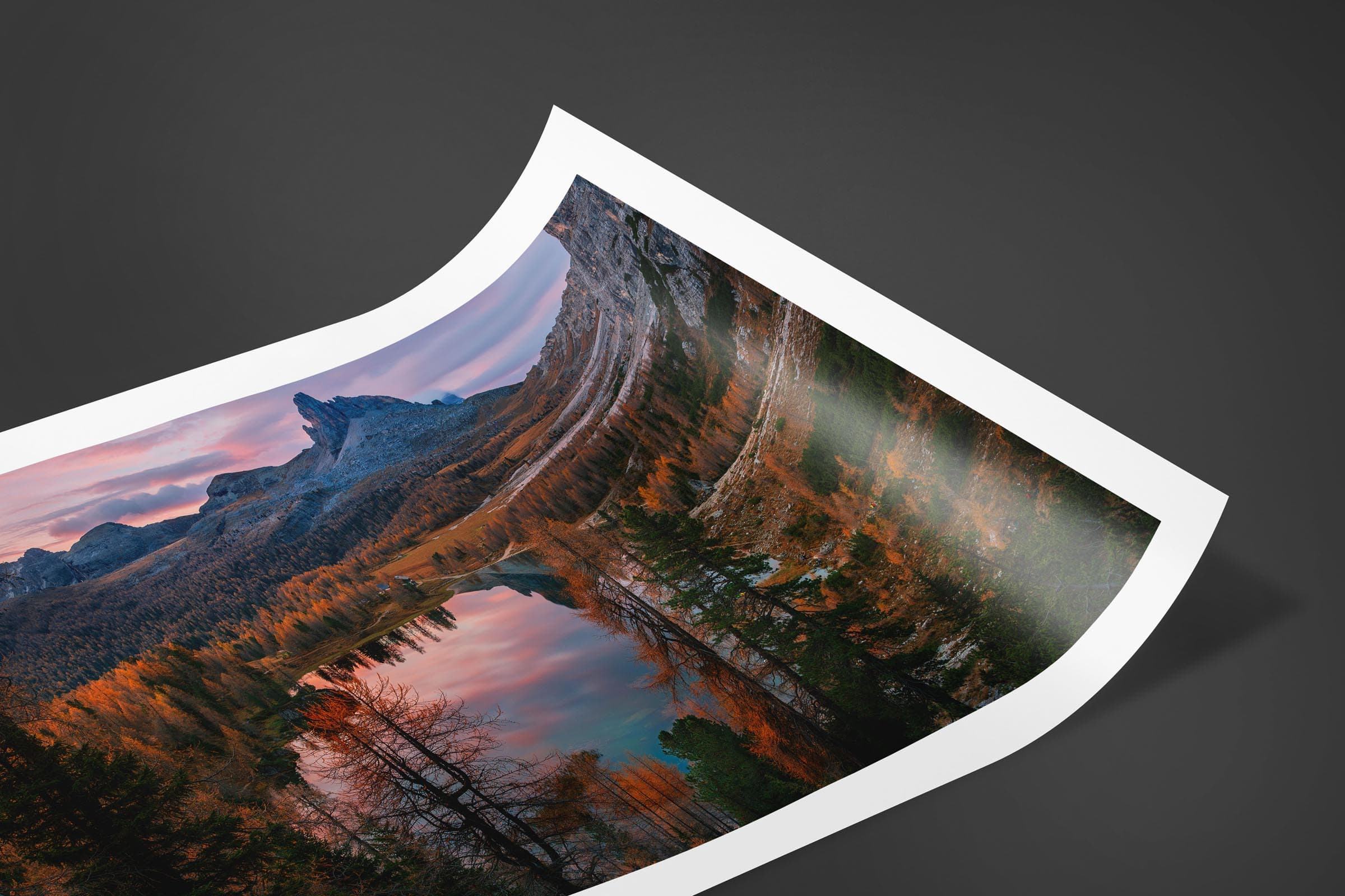 Fine art limited edition print of Lago Federa in Dolomites, Italy by Brent Goldman Photography