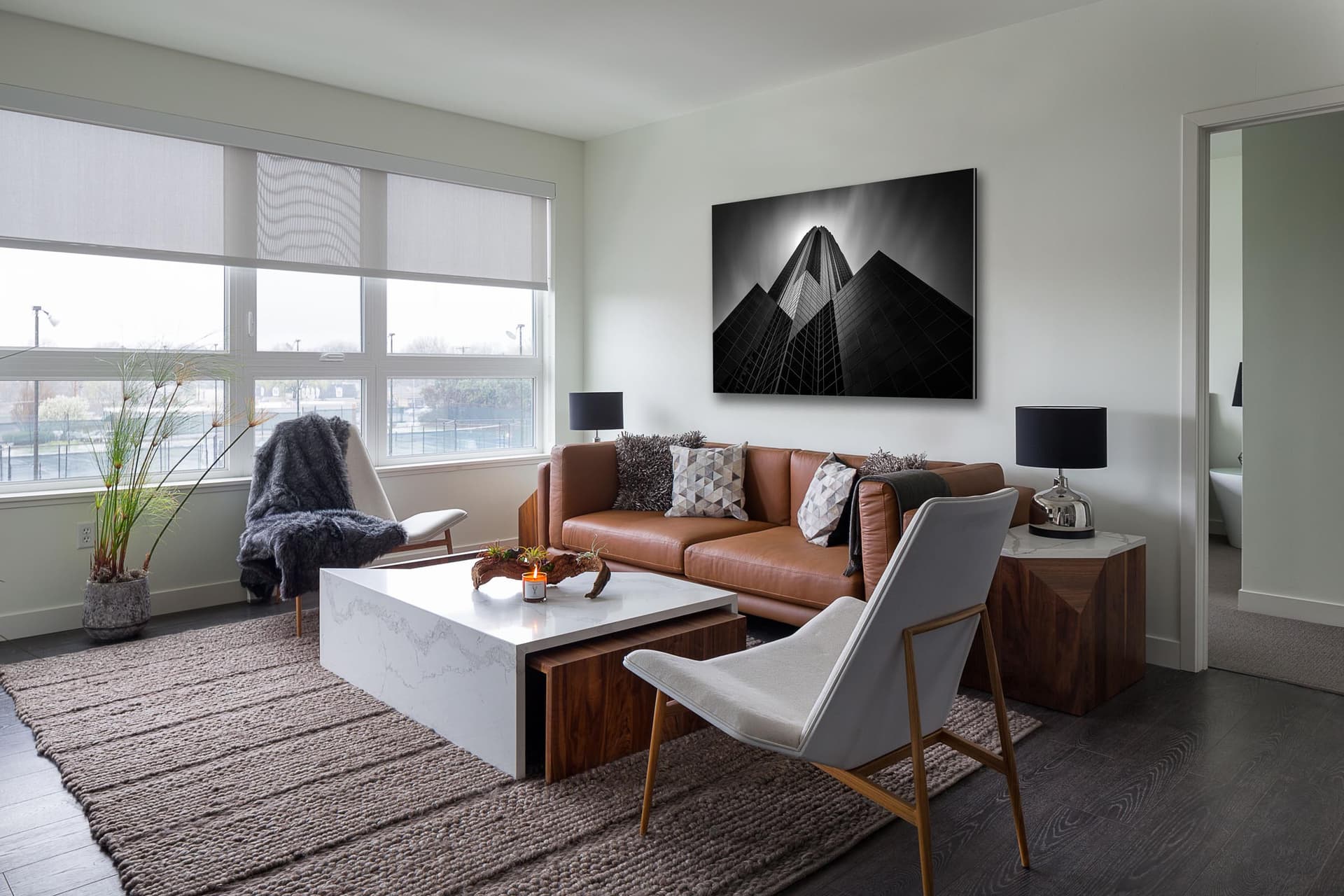 Wall art of Williams Tower in Houston, Texas by Brent Goldman Photography