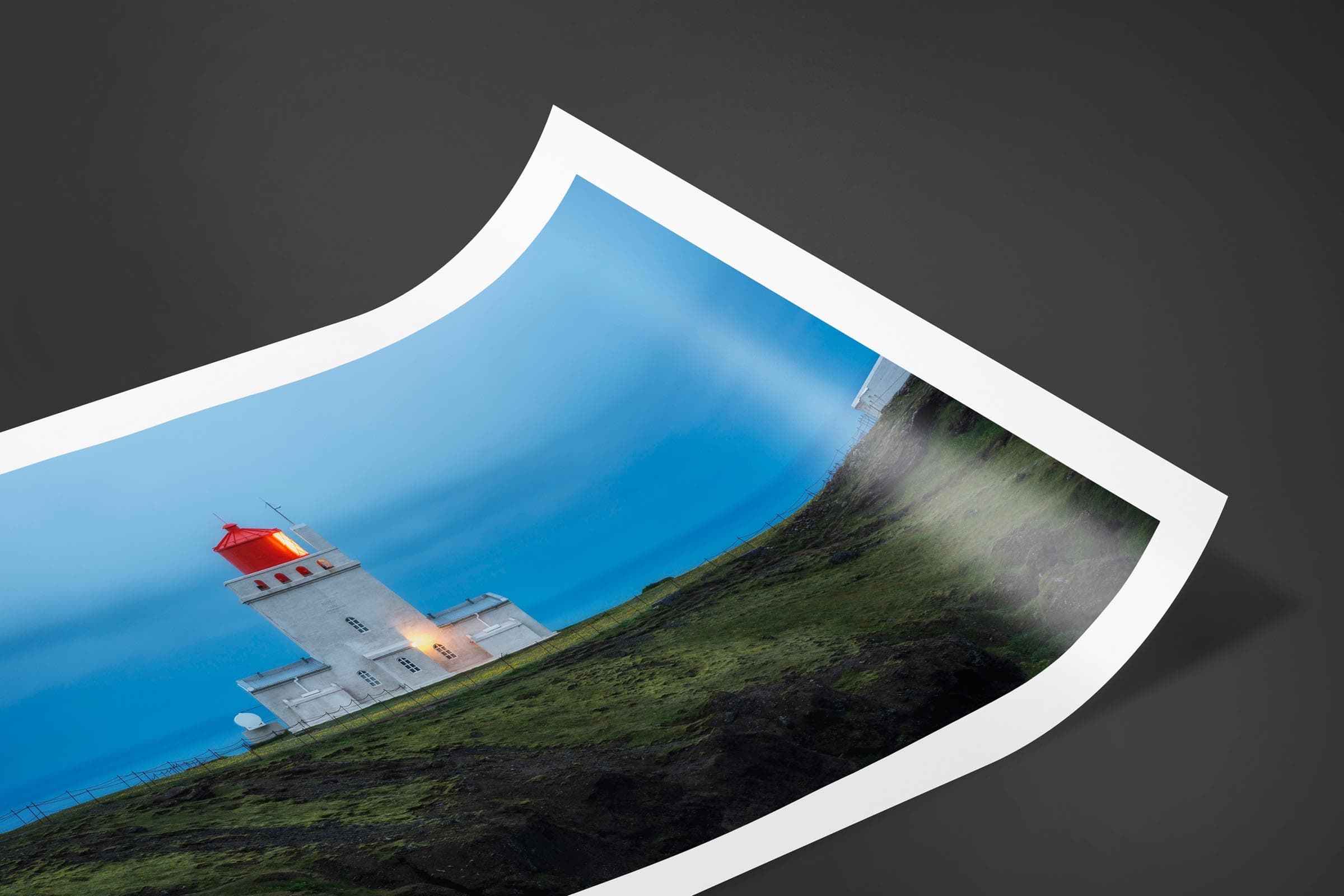 Fine art limited edition print of Dyrholaey Lighthouse in Vik, Iceland by Brent Goldman Photography