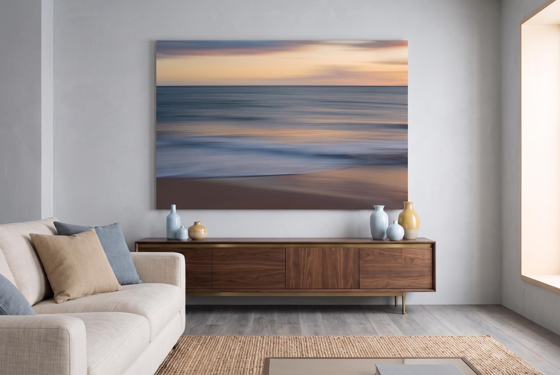 Wall art of Ocean Sunset in Maui, Hawaii by Brent Goldman Photography