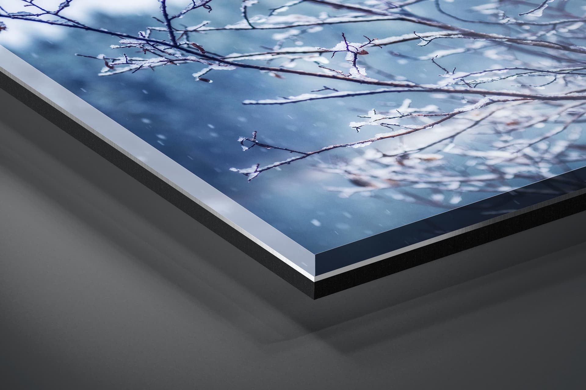 Fine art limited edition acrylic print of Winter Wonderland in Banff, Canada by Brent Goldman Photography