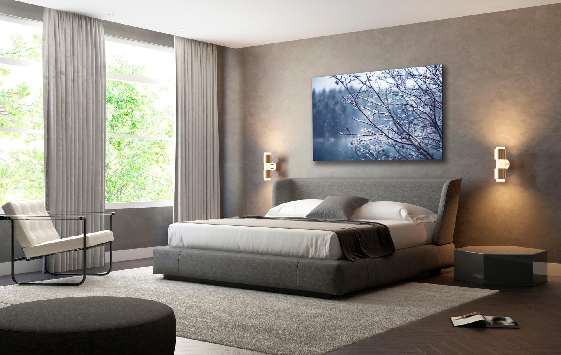 Wall art of Winter Wonderland in Banff, Canada by Brent Goldman Photography