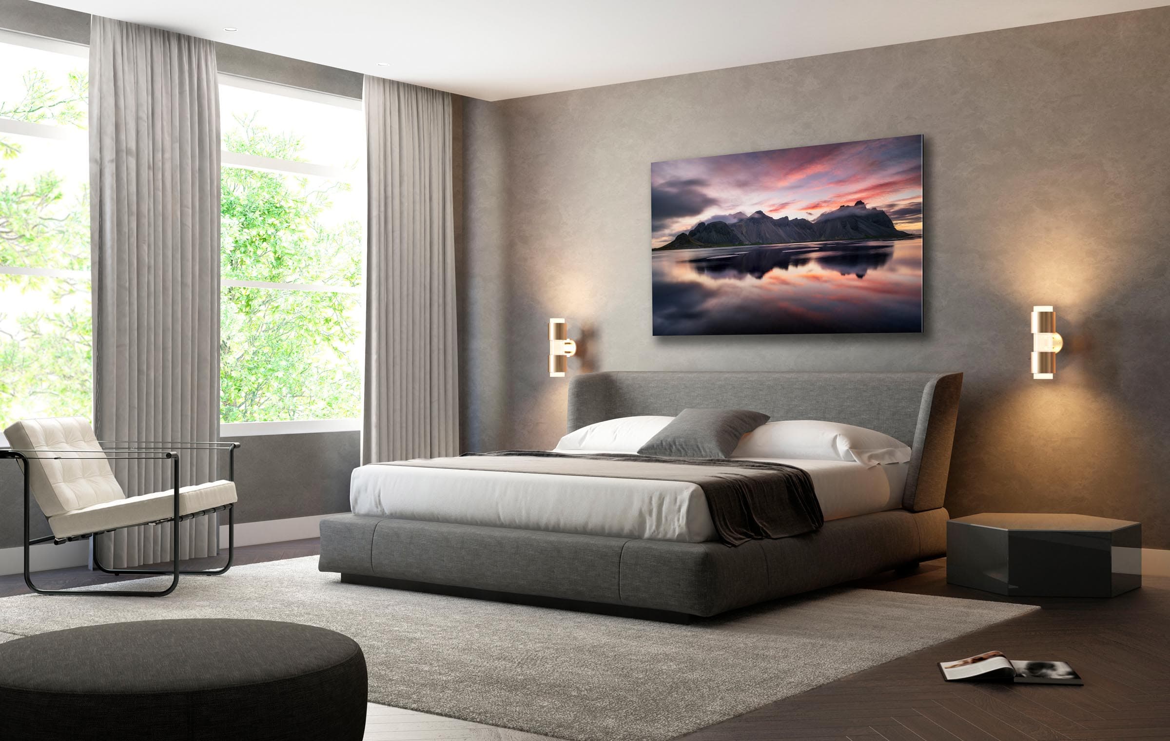 Wall art of Vestrahorn Mountain in Stokksnes, Iceland by Brent Goldman Photography