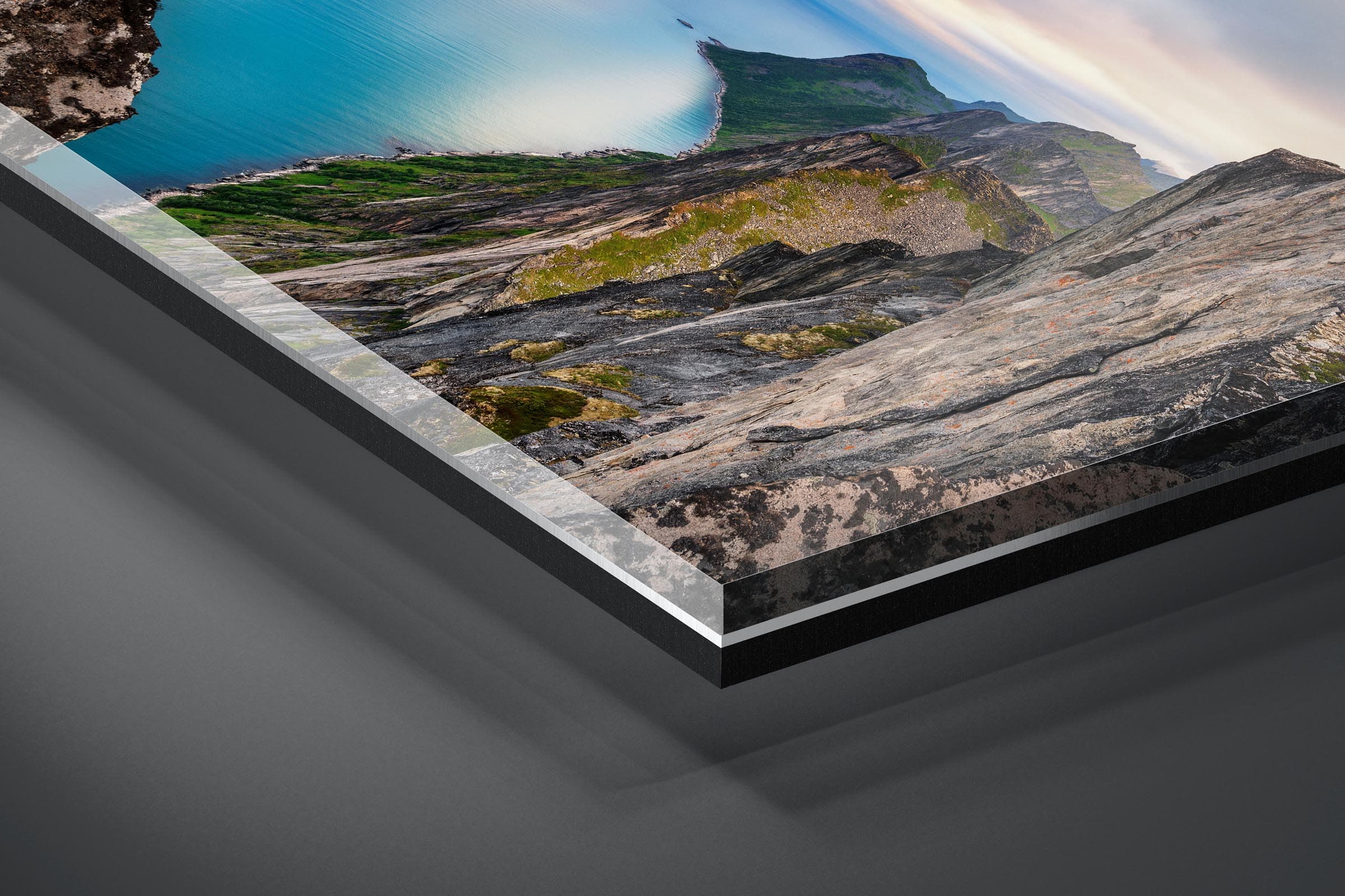 Fine art limited edition acrylic print of Segla Mountain in Senja, Norway by Brent Goldman Photography