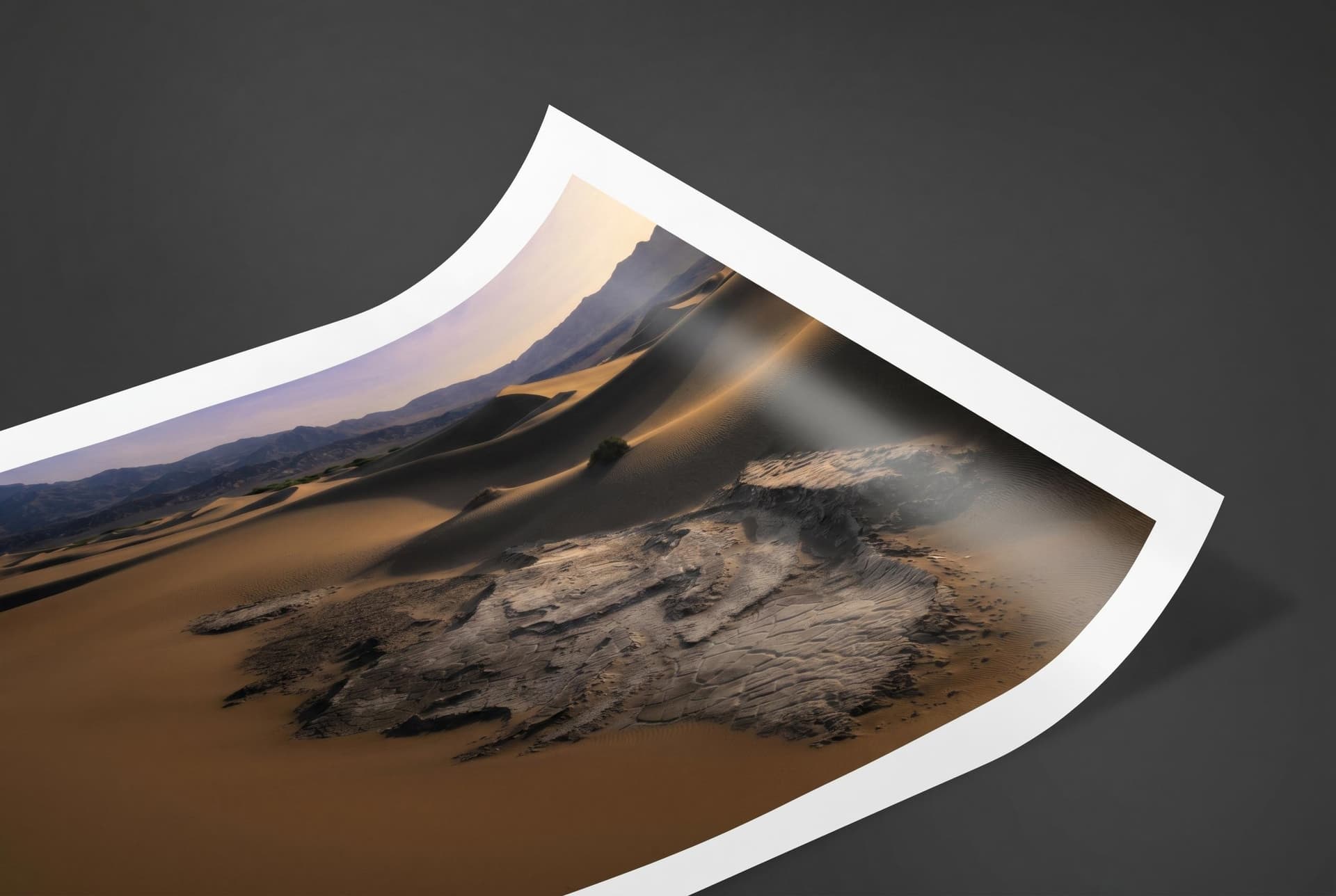 Fine art limited edition print of Mesquite Flat Sand Dunes in Death Valley, California by Brent Goldman Photography