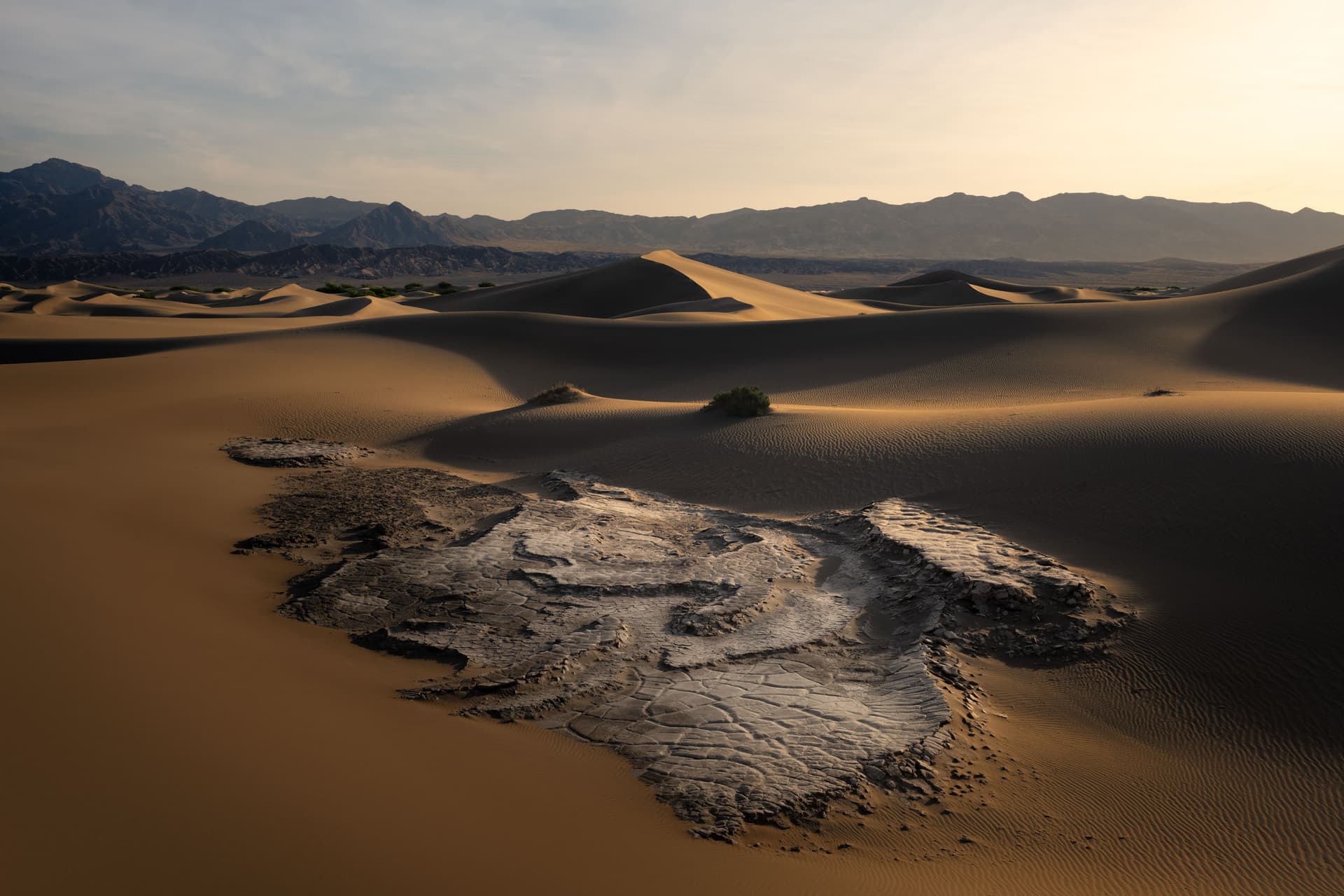 Photograph of Mesquite Flat Sand Dunes in Death Valley, California by Brent Goldman Photography