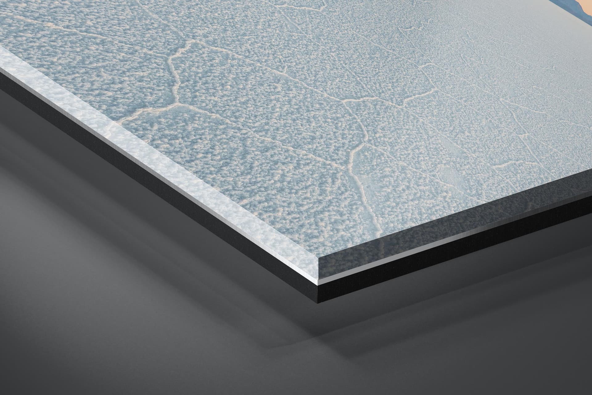 Fine art limited edition acrylic print of Salt Flats in Uyuni, Bolivia by Brent Goldman Photography