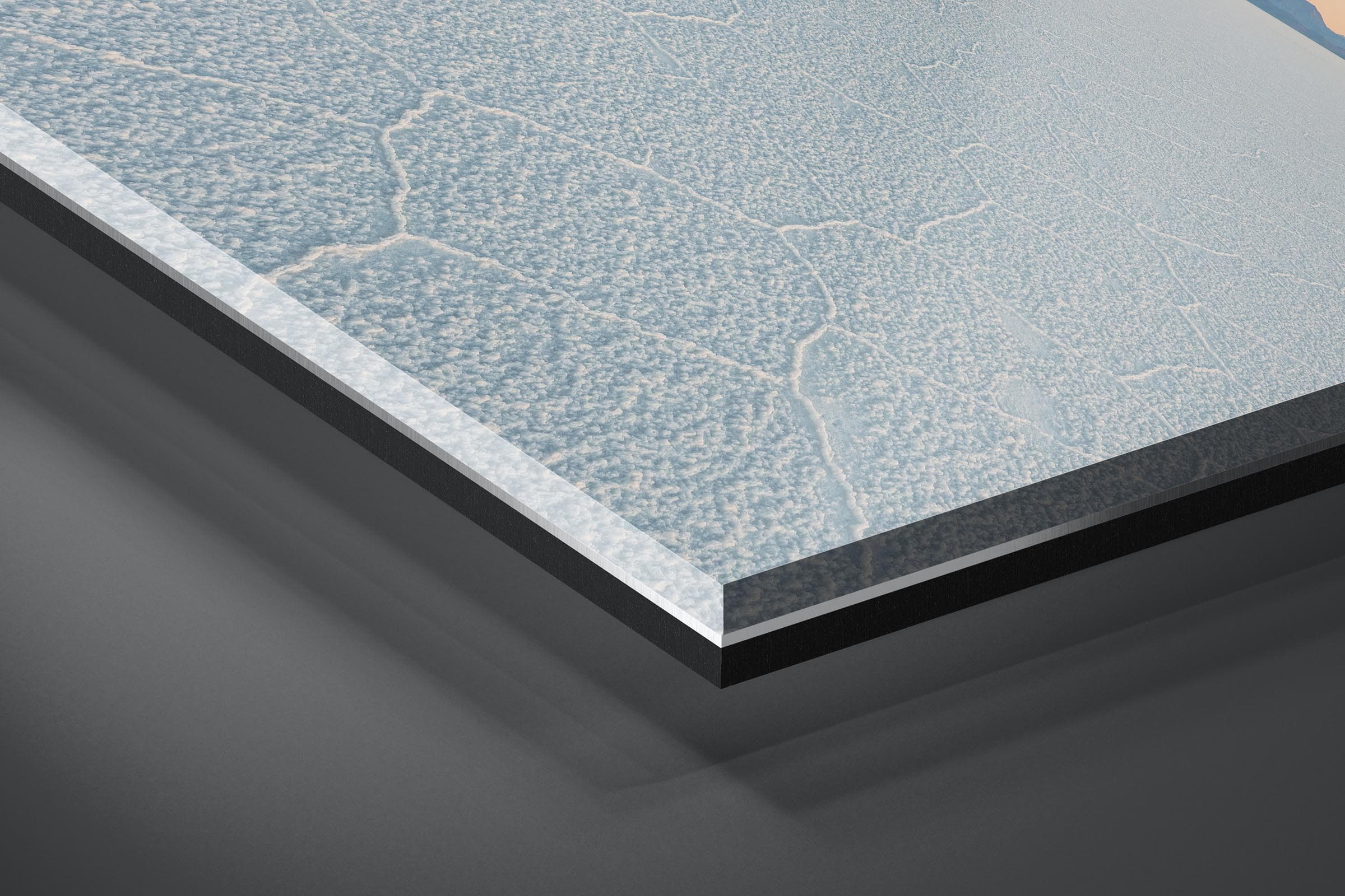 Fine art limited edition acrylic print of Salt Flats in Uyuni, Bolivia by Brent Goldman Photography