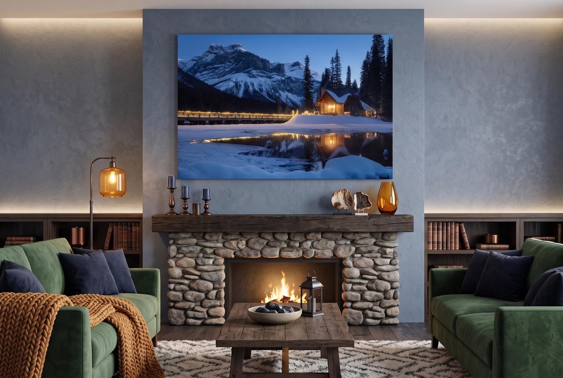 Wall art of Emerald Lake in Yoho National Park, Canada by Brent Goldman Photography