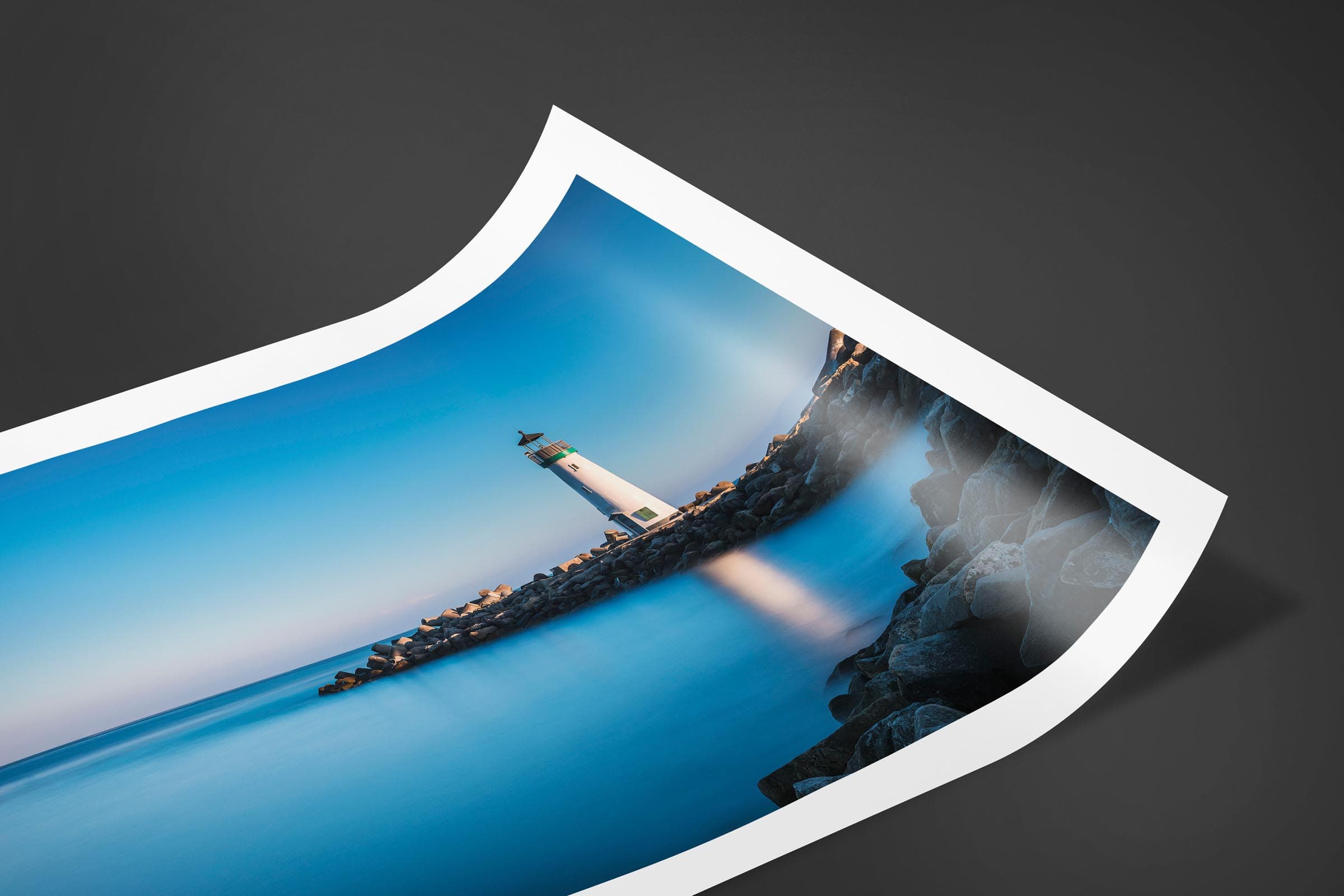 Fine art limited edition print of Walton Lighthouse in Santa Cruz, California by Brent Goldman Photography