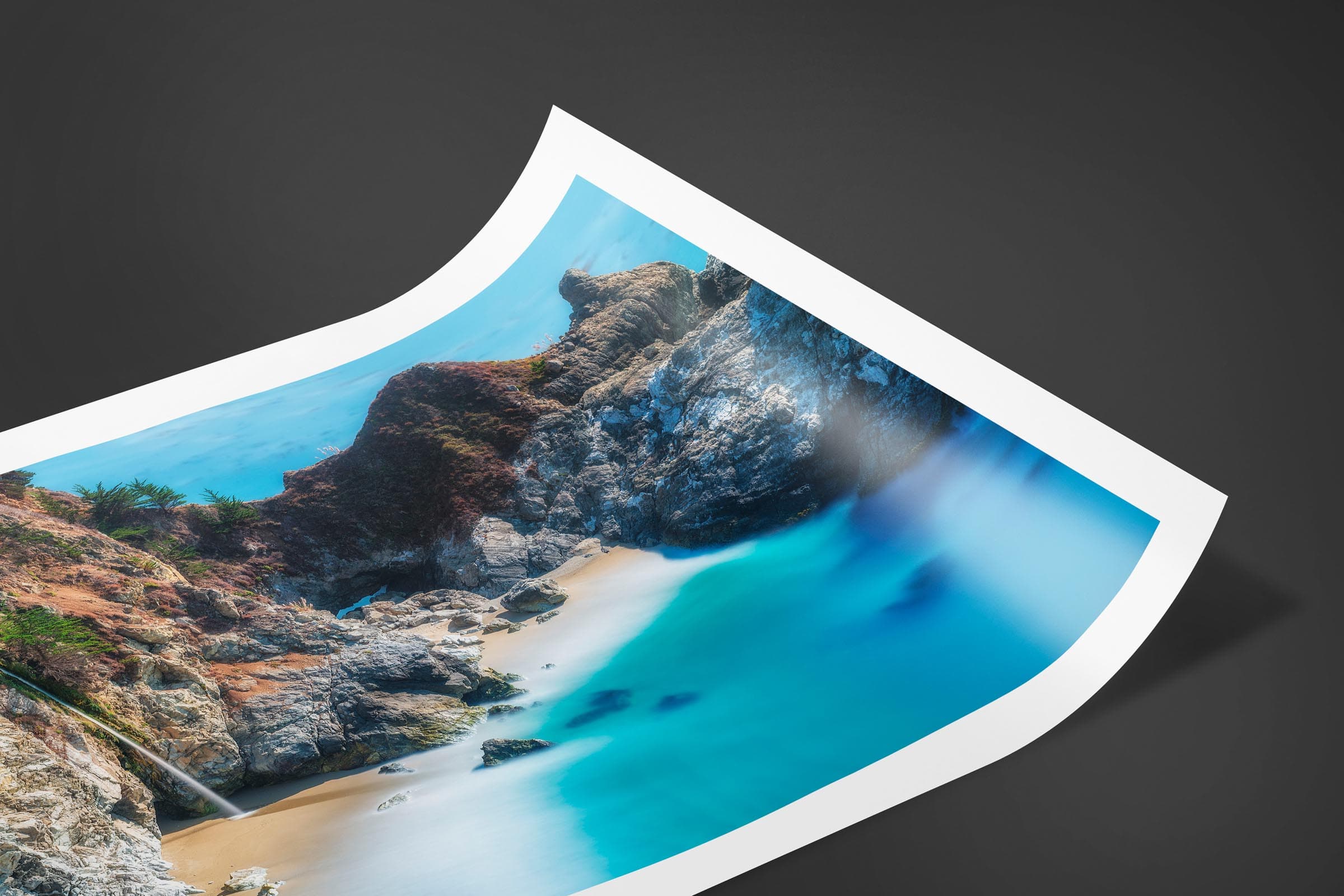 Fine art limited edition print of McWay Falls in Big Sur, California by Brent Goldman Photography