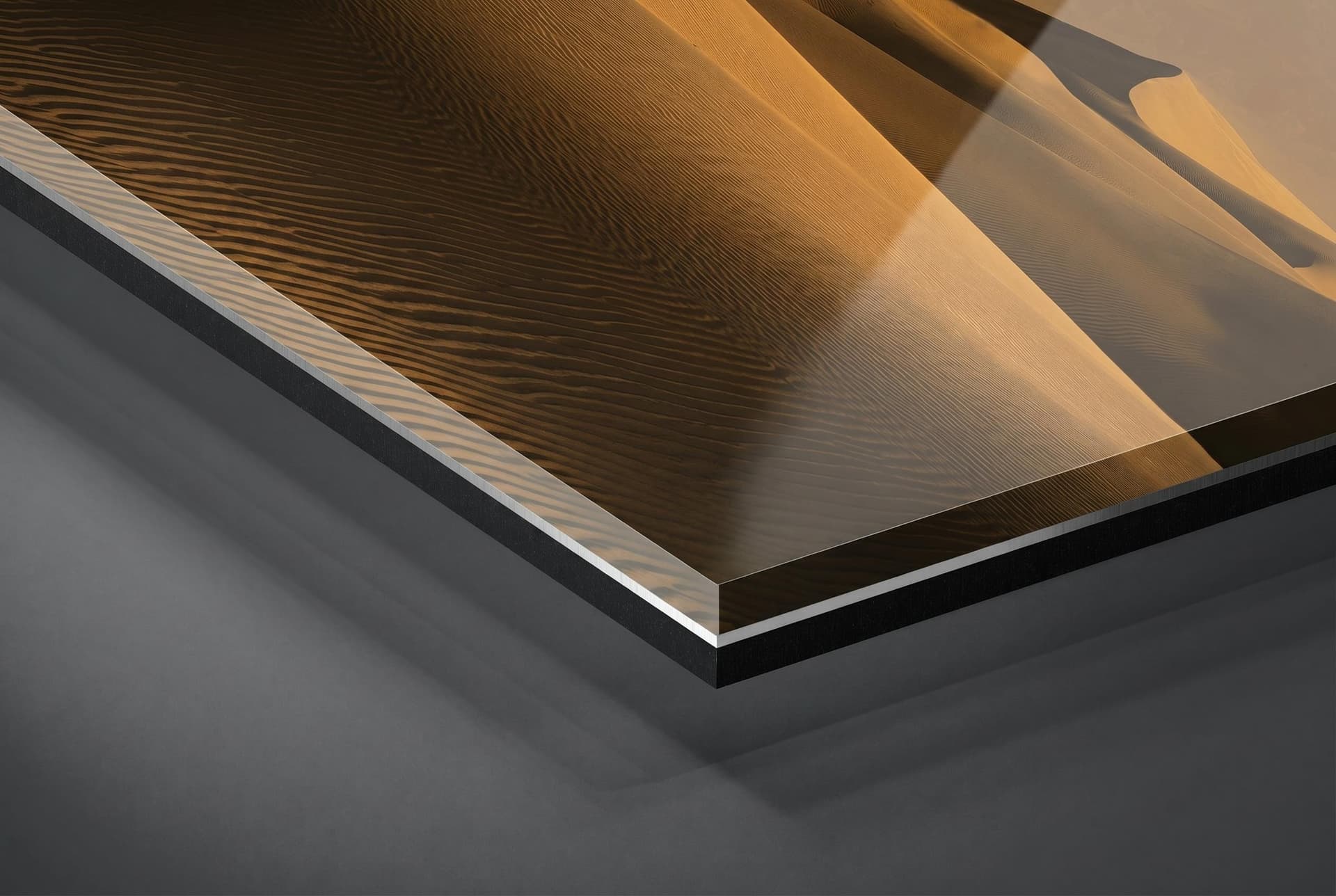 Fine art limited edition acrylic print of Mesquite Flat Sand Dunes in Death Valley, California by Brent Goldman Photography