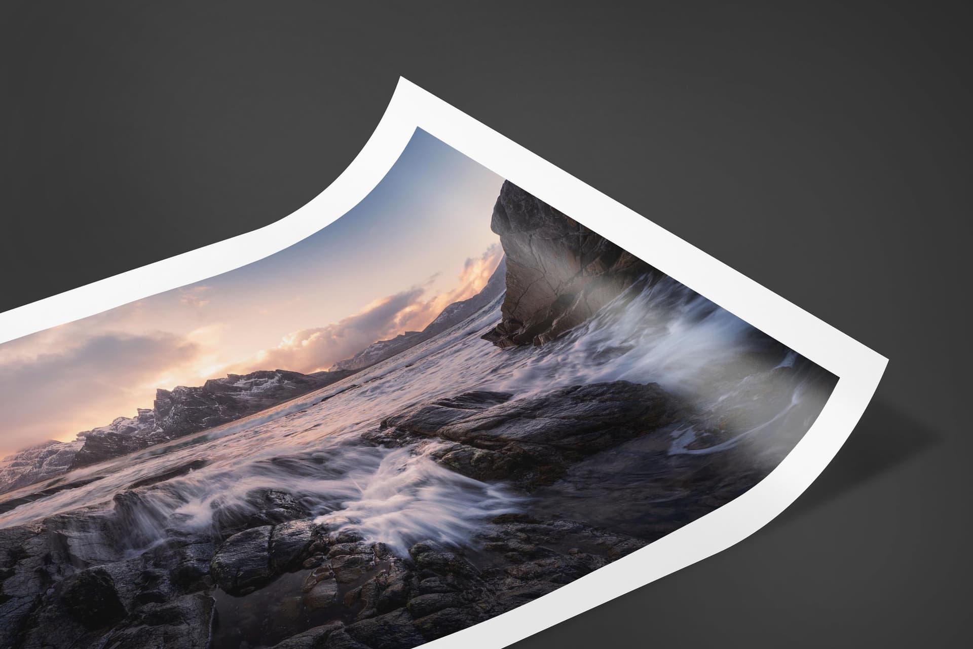 Fine art limited edition print of Vareid Coast in Lofoten, Norway by Brent Goldman Photography