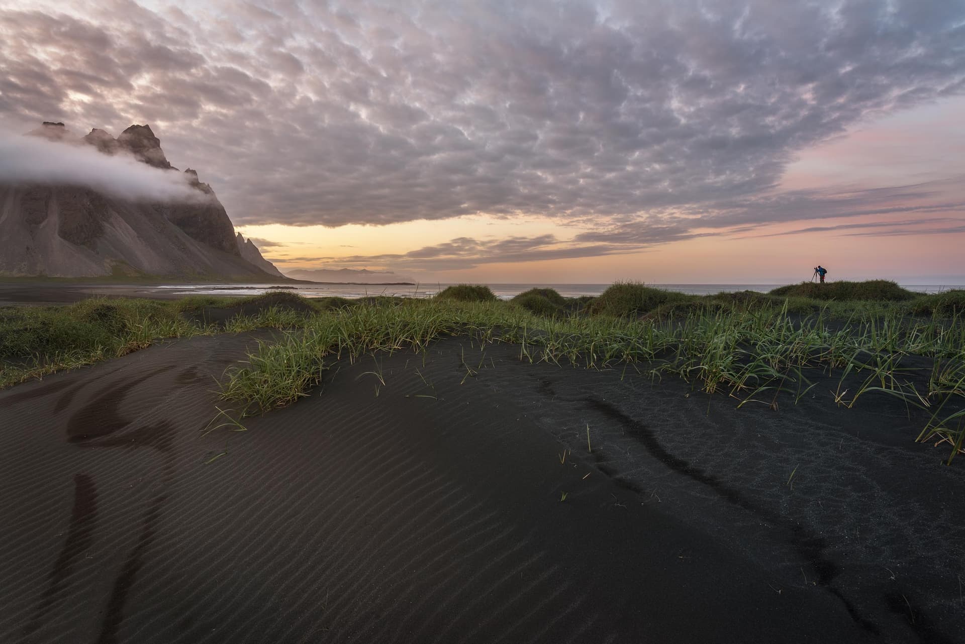 Photograph of Vestrahorn Mountain in Stokksnes, Iceland by Brent Goldman Photography