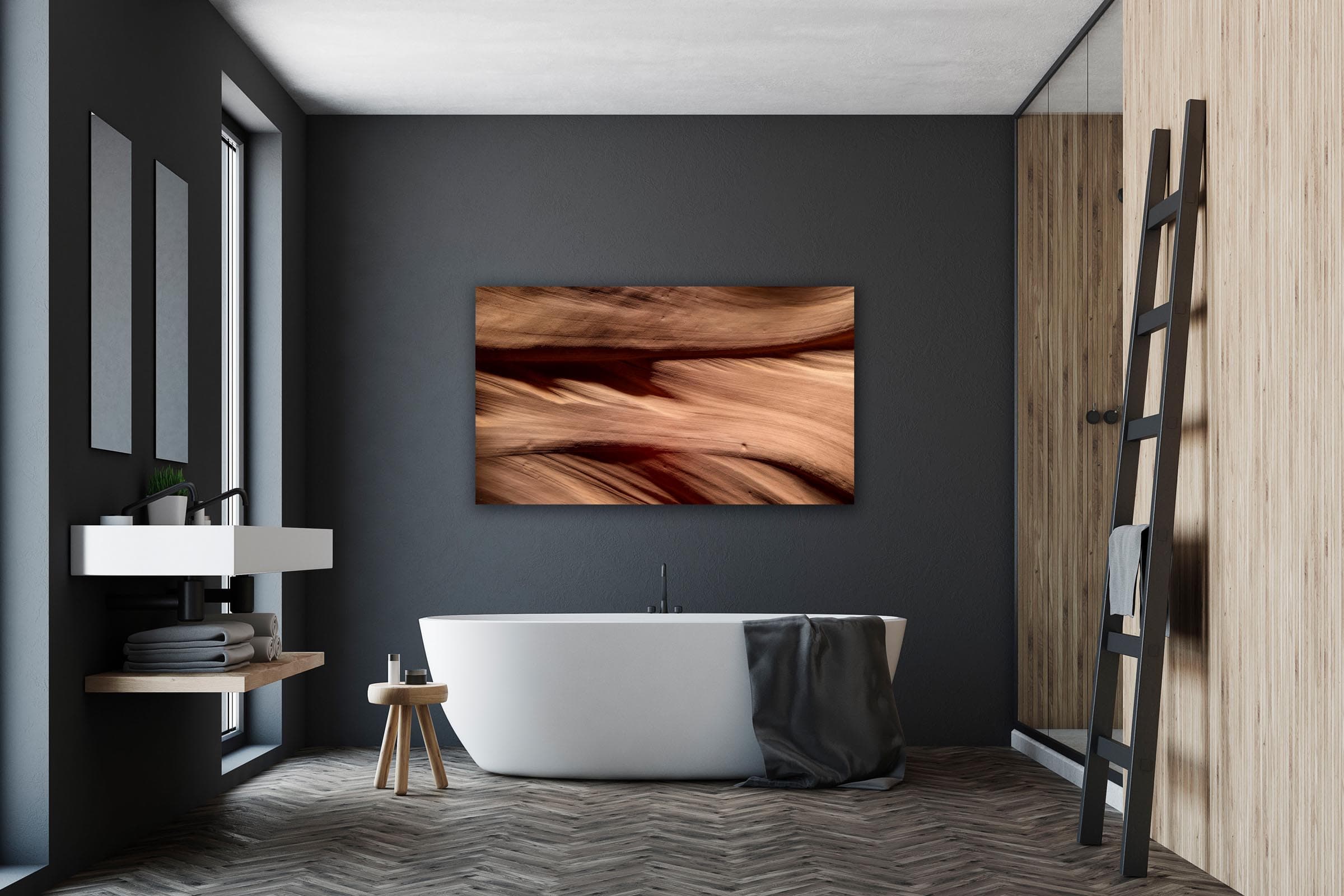 Wall art of Abstract Antelope Canyon in Page, Arizona by Brent Goldman Photography